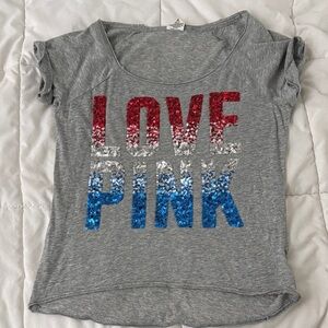 PINK Victoria's Secret Heather Gray Tee